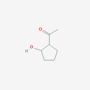 molecular formula C7H12O2 B066602 2-Acetylcyclopentanol CAS No. 190143-64-7