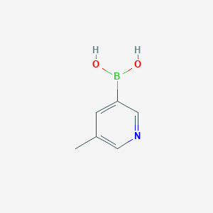 molecular formula C6H8BNO2 B066605 5-Methylpyridine-3-boronic acid CAS No. 173999-18-3