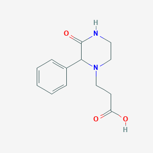 3-(3-Oxo-2-phenylpiperazin-1-yl)propanoic acid