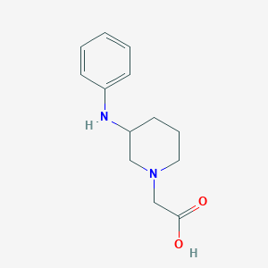 2-(3-Anilinopiperidin-1-yl)acetic acid