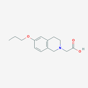 2-(6-propoxy-3,4-dihydro-1H-isoquinolin-2-yl)acetic acid