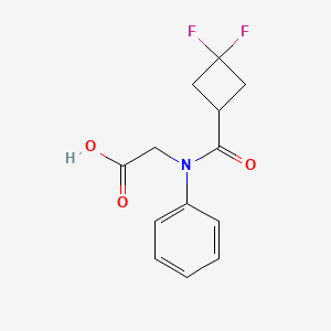 2-(N-(3,3-difluorocyclobutanecarbonyl)anilino)acetic acid