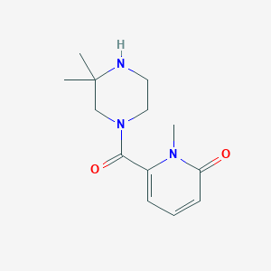 6-(3,3-Dimethylpiperazine-1-carbonyl)-1-methylpyridin-2-one