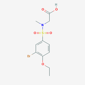 2-[(3-Bromo-4-ethoxyphenyl)sulfonyl-methylamino]acetic acid