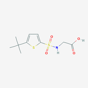 2-[(5-Tert-butylthiophen-2-yl)sulfonylamino]acetic acid