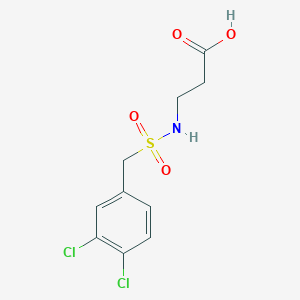 3-[(3,4-Dichlorophenyl)methylsulfonylamino]propanoic acid