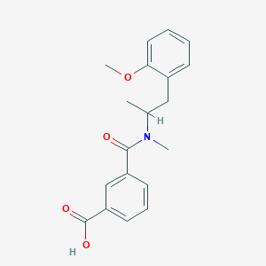 3-[1-(2-Methoxyphenyl)propan-2-yl-methylcarbamoyl]benzoic acid