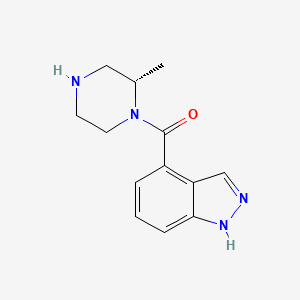 1H-indazol-4-yl-[(2S)-2-methylpiperazin-1-yl]methanone