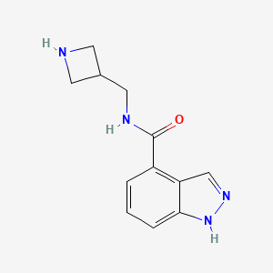 N-(azetidin-3-ylmethyl)-1H-indazole-4-carboxamide