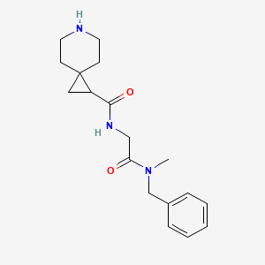 N-[2-[benzyl(methyl)amino]-2-oxoethyl]-6-azaspiro[2.5]octane-2-carboxamide