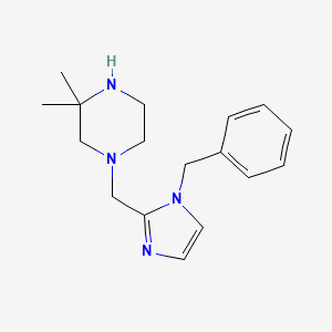 1-[(1-Benzylimidazol-2-yl)methyl]-3,3-dimethylpiperazine