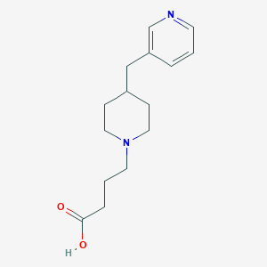 4-[4-(Pyridin-3-ylmethyl)piperidin-1-yl]butanoic acid