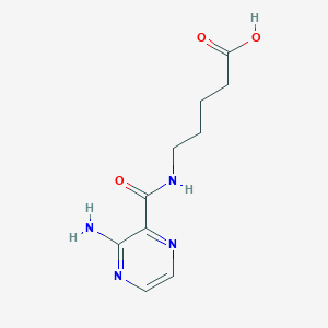 5-[(3-Aminopyrazine-2-carbonyl)amino]pentanoic acid