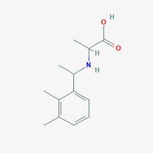 2-[1-(2,3-Dimethylphenyl)ethylamino]propanoic acid