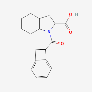 1-(Bicyclo[4.2.0]octa-1,3,5-triene-7-carbonyl)-2,3,3a,4,5,6,7,7a-octahydroindole-2-carboxylic acid