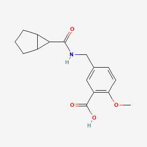 5-[(Bicyclo[3.1.0]hexane-6-carbonylamino)methyl]-2-methoxybenzoic acid