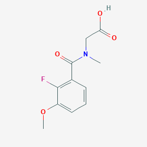 2-[(2-Fluoro-3-methoxybenzoyl)-methylamino]acetic acid