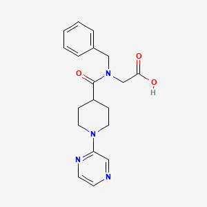 2-[Benzyl-(1-pyrazin-2-ylpiperidine-4-carbonyl)amino]acetic acid