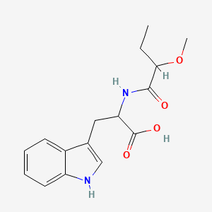 3-(1H-indol-3-yl)-2-(2-methoxybutanoylamino)propanoic acid