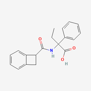 2-(Bicyclo[4.2.0]octa-1,3,5-triene-7-carbonylamino)-2-phenylbutanoic acid