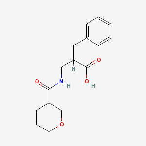 2-Benzyl-3-(oxane-3-carbonylamino)propanoic acid