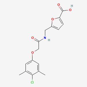 5-[[[2-(4-Chloro-3,5-dimethylphenoxy)acetyl]amino]methyl]furan-2-carboxylic acid