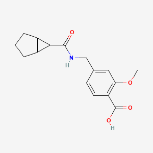 4-[(Bicyclo[3.1.0]hexane-6-carbonylamino)methyl]-2-methoxybenzoic acid