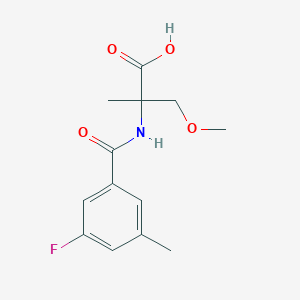 2-[(3-Fluoro-5-methylbenzoyl)amino]-3-methoxy-2-methylpropanoic acid