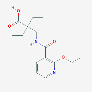 2-[[(2-Ethoxypyridine-3-carbonyl)amino]methyl]-2-ethylbutanoic acid