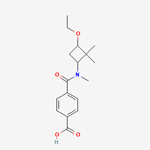 4-[(3-Ethoxy-2,2-dimethylcyclobutyl)-methylcarbamoyl]benzoic acid