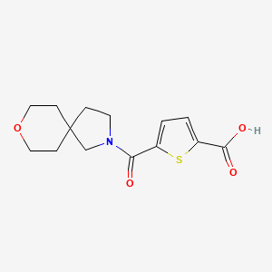 5-(8-Oxa-2-azaspiro[4.5]decane-2-carbonyl)thiophene-2-carboxylic acid