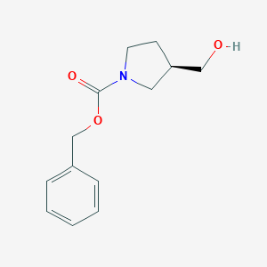 molecular formula C13H17NO3 B066669 苄基 (3R)-3-(羟甲基)吡咯烷-1-羧酸酯 CAS No. 192214-05-4