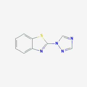 B066696 2-(1,2,4-Triazol-1-yl)-1,3-benzothiazole CAS No. 187653-47-0