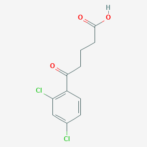 molecular formula C11H10Cl2O3 B066709 5-(2,4-二氯苯基)-5-氧代戊酸 CAS No. 172167-99-6