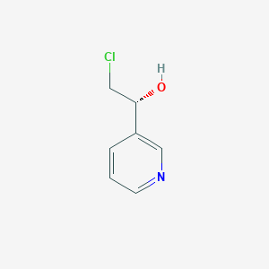 molecular formula C7H8ClNO B066717 (R)-2-氯-1-(吡啶-3-基)乙醇 CAS No. 173901-03-6