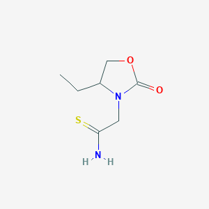 B066734 4-Ethyl-2-oxo-3-oxazolidineethanethioamide CAS No. 172514-89-5