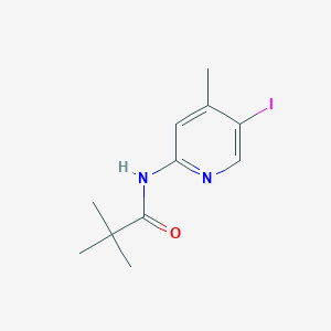molecular formula C11H15IN2O B066737 N-(5-碘-4-甲基吡啶-2-基)-2,2-二甲基丙酰胺 CAS No. 179554-56-4