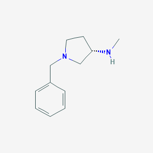 molecular formula C12H18N2 B066764 (S)-1-苄基-3-甲基氨基吡咯烷 CAS No. 169749-99-9