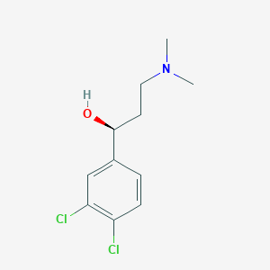 (s)-1-(3,4-Dichloro-phenyl)-3-dimethylamino-propan-1-ol