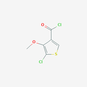 B066824 5-Chloro-4-methoxythiophene-3-carbonyl chloride CAS No. 175137-49-2