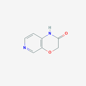 B066848 1H-Pyrido[3,4-b][1,4]oxazin-2(3H)-one CAS No. 194022-44-1
