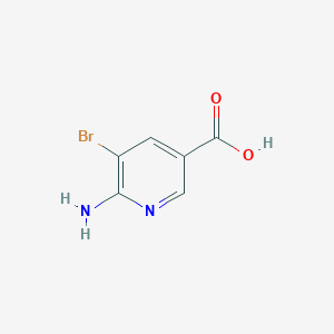 molecular formula C6H5BrN2O2 B066859 6-氨基-5-溴烟酸 CAS No. 180340-69-6