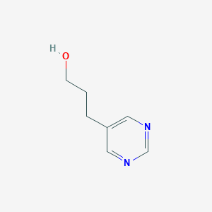 molecular formula C7H10N2O B066861 3-(Pyrimidin-5-yl)propan-1-ol CAS No. 174456-29-2