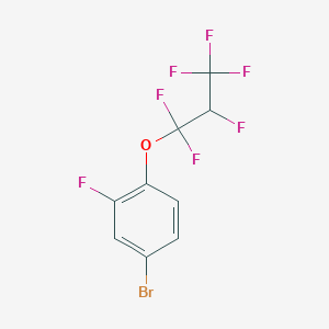 4-Bromo-2-fluoro-1-(1,1,2,3,3,3-hexafluoropropoxy)benzene