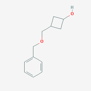 molecular formula C12H16O2 B066893 cis-3-Benzyloxymethylcyclobutanol CAS No. 172324-68-4