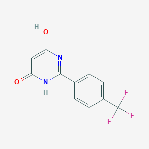 4(3H)-Pyrimidinone, 6-hydroxy-2-[4-(trifluoromethyl)phenyl]-