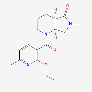 (4aR,7aS)-1-(2-ethoxy-6-methylpyridine-3-carbonyl)-6-methyl-2,3,4,4a,7,7a-hexahydropyrrolo[3,4-b]pyridin-5-one