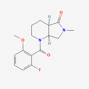 (4aR,7aS)-1-(2-fluoro-6-methoxybenzoyl)-6-methyl-2,3,4,4a,7,7a-hexahydropyrrolo[3,4-b]pyridin-5-one