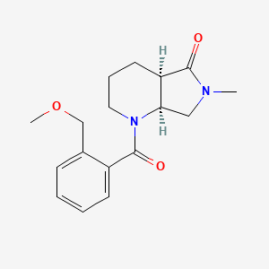 (4aR,7aS)-1-[2-(methoxymethyl)benzoyl]-6-methyl-2,3,4,4a,7,7a-hexahydropyrrolo[3,4-b]pyridin-5-one