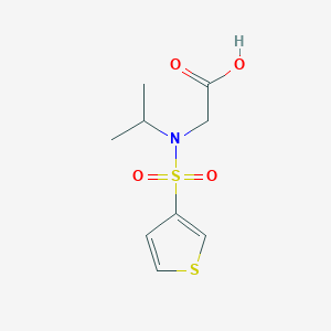 2-[Propan-2-yl(thiophen-3-ylsulfonyl)amino]acetic acid